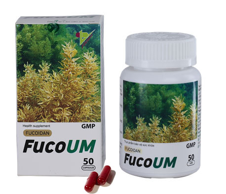 Sản phẩm Fucoidan Việt Nam FucoUM dạng viên Sản phẩm Fucoidan Việt Nam FucoUM dạng viên