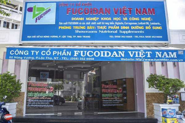 Hình ảnh văn phòng Công ty Fucoidan Việt Nam nhìn từ đường Lê Thánh Tôn 